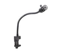 Extensor de montaje de abrazadera de cabeza de bola giratoria de 360 grados con tubo suave para luz LED de cámara y soporte de micrófono, varilla de extensión con cuello de cisne flexible