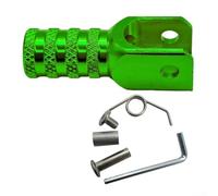 Extensor de palanca de cambios plegable de aluminio para motocicleta Enduro Dirt Bike para ATV plateado (verde)