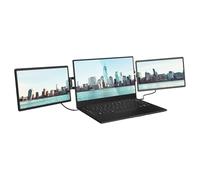 Extensor de pantalla para laptop - Monitor de laptop EM1332 de 13.3 pulgadas, pantalla externa IPS FHD con rotación vertical de 270° y horizontal de 360°, relación de aspecto 16:9, frecuencia de