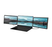 Extensor de pantalla para ordenador portátil, ultradelgado externo | Computer Attachable Second Screen - for Home Office Business Study Work Travel Conference Camping Adults Students