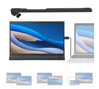 Extensor De Pantalla Para Portátil | Dispositivo Ligero De Colores Fieles De 39,6 cm - Monitor Externo De Viaje,para Ordenador Portátil PC Oficinas Medios Hogar Interior Enpasionados
