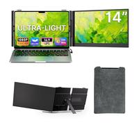 Extensor de pantalla para portátil FHD 1080P IPS Plug & Play, monitor portátil extendido para laptop, multipantalla para portátiles, compatible con Windows Mac Dex Chrome Travel Gaming Work