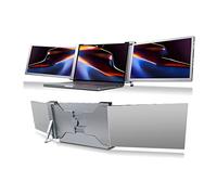 Extensor de Pantalla Triple para Computadora Portátil,Monitor Portátil Triple FHD 1080P IPS de 15 Pulgadas para Computadora Portátil,Extensor de Monitor Dual Plegable,Plug and