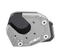 Extensor de pata de cabra para motocicleta Para HO&ND&A X-ADV750 X-ADV 2017-2024. Almohadilla ampliadora de extensión soporte lateral CNC para motocicleta(For silver)