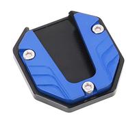 Extensor de Pata de Cabra, Soporte Lateral para Pie, Almohadilla de Extensión para Motocicleta, Placa de Soporte, Apariencia de Moda, Universal para Superficie Exterior(Azul)