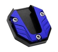 Extensor de pie de aleación de aluminio para motocicleta, extensión de pie lateral para vehículo scooter, evita que se vuelque y se hunda en el pavimento ()