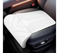 Extensor de Piernas para Asiento de Automóvil para Benz GLE NE 2021 2022 2023 2024 2025 2026, Cojín de Extensor de Asiento, Cojín de Soporte de Piernas,White