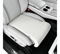 Extensor de Piernas para Asiento de Automóvil para Jaguar XF 2021 2022 2023 2024 2025 2026, Antideslizante Extensor de Asiento de Coche Extensión de Soporte,White