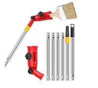Extensor de Pincel de Pintura, Revestimiento de Pintura de Rotación de 180 Grados con 6 Piezas de 1,7 M Poste de Extensión, Universal Extensor de Pintura de Pintura de Pintura