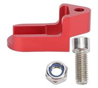 Extensor de pinza de freno para bicicleta plegable, para cuadro de 20 pulgadas, adaptador de conversión para juego de ruedas de 451 a 406, soporte central de aleación de aluminio C (Roja)