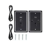 Extensor de Placa de Pared HD, Compatible con , Tipo Panel, Cable de Red de Alta Definición, 50 M, 1080P