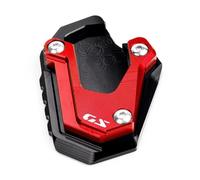 Extensor De Placa De Pata De Cabra para Motocicleta para R1300GS reemplazo De La Placa De Extensión De La Pata De Cabra Antideslizante Pie Apoyo(Rojo 1)