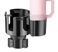 Extensor de portavasos, expansor ajustable para portavasos automático, adaptador multiusos para interior del vehículo, ajuste seguro para vasos, tazas y botellas de agua grandes
