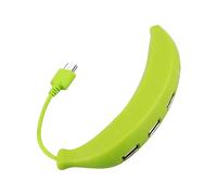 Extensor de puerto USB, divisor USB 2.0 de 4 puertos, concentrador USB 3000, divisor USB en forma de banana, adaptador multipuerto, divisor USB en forma de banana, accesorios de ordenador adaptador