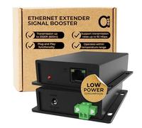 Extensor de rango Ethernet de 600 m, kit UTP trenzado o cable BNC o cable de cobre, compatible con cualquier dispositivo Ethernet, puente amplificador repetidor de distancia LAN, adaptadores BNC a 2
