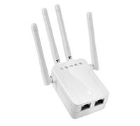 Extensor de rango repetidor 300 Mbps amplificador de señal 802.11N/B/G Booster Repetidor WiFi Reapeter para el hogar (Color: OneColor)