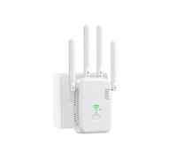 Extensor de rango Wifi de 1200 Mbps, amplificador de rango Wifi de banda dual de 5 GHz y 2,4 GHz con soporte para