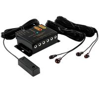 Extensor de repetidor de infrarrojos universal para controlar tus productos de audio y video ocultos en un gabinete, en otra habitación o fuera de la vista. Incluye lanzador IR / emisor IR y sensor IR