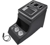 Extensor de reposabrazos para coche Reposabrazos para coche Mercedes-Benz Mixto W447 2014-2023, consola central con luz(Negro)