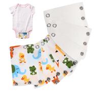 Extensor de Ropa para Bebés,Juego de 6 Piezas Extensor de Body Ajustable para Pequeños - Lámina de Extensión para Bodys Durante Cambio de Pañal Niños Uso Diario Guardería Compras Pijama