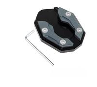 Extensor de soporte de motocicleta para soporte lateral de motocicleta, almohadilla universal para pie de bicicleta (gris)