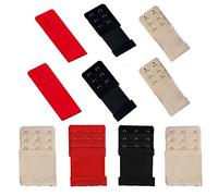 Extensor de sujetador, alargador sujetador,extensores sujetador,enganche sujetador espalda,agrandador de sujetador,10pcs 2/3 ganchos, suave & cómodo, Extensores de Sujetador de mujer, Bra Extender