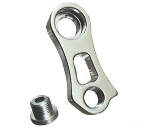 Extensor de suspensión de desviador de bicicleta para SRAM para Sunrace 40T 42T 46T - Adaptador Mech trasero de aleación ligera de 53 x 36 mm, color plateado