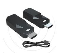 Extensor de transmisión de señal, extensión de cable de TV para monitor | Convertidor para portátil de proyecto HDTV, soporte para copiar EDID y alimentación unilateral