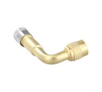 Extensor de válvula de cobre para inflar neumáticos compatible con motocicletas, coches, scooters y bicicletas (45 pulgadas)