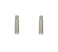 Extensor de válvula de neumático de scooter eléctrico para Xiaomi con boquilla de inflado de latón atornillada a prueba de fugas para un mantenimiento fiable de la presión (39 mm plateado)