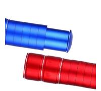 Extensor de vástago elevador de manillar de bicicleta de montaña con altura ajustable y tornillos hexagonales dobles para un posicionamiento seguro del manillar y mayor comodidad de conducción (135 mm