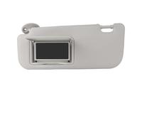 Extensor De Visera Coche Parasol para Coche Lado Izquierdo del Conductor Gris Alta Dureza con Espejo De Tocador PVC