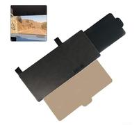 Extensor de visera de coche antirreflejos | Bloqueador solar ajustable de piel sintética para vehículos con viseras de más de 4.7 pulgadas de ancho | Se adapta a SUV camiones (lente marrón)
