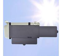 Extensor de visera para coche, extensor de parasol para parabrisas y ventana lateral, color negro