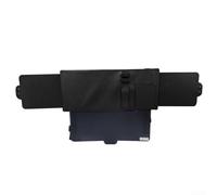 Extensor de visera para el lado del conductor con parasol magnético de PVC y lente polarizada, marco de piel sintética y tablero de policarbonato