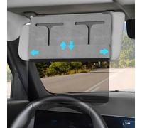 Extensor de Visera Parasol Coche, Posición Ajustable, Protección Antirreflejos y UV, Prevención de la Ceguera por Nieve para Garantizar Una Conducción Segura, Accesorio para el Interior del Coche
