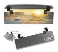 Extensor de Visera polarizado para automóvil, Extensor automático antirreflejos para automóvil, Protege del deslumbramiento y los Rayos UV, ceguera de la Nieve, Bloqueador Universal de 14 x 3.25