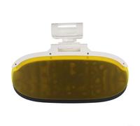 Extensor de visera solar para coche, 2 en 1, protector antirreflejos para parabrisas de seguridad de conducción, bloqueador transparente tintado (S)