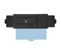 Extensor de visera solar para coche, con espejo antirreflejos y para tarjetas, diseño plegable, 31 x 11 cm, accesorio universal de extensión de parasol para vehículo, fácil instalación, para un