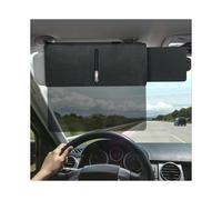 Extensor de visera solar para interior de vehículo, retráctil, con cremallera, ajustable