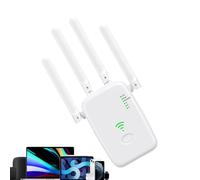 Extensor de WiFi, Amplificador de WiFi - Extensor de Red - Extensor WiFi, Amplificador de señal de 300Mbps, enrutador potenciador de Red para teléfonos Inteligentes domésticos