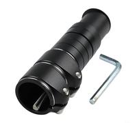 Extensor elevador de vástago ajustable para manillar para carretera de montaña para bicicleta, para extensión de poste de aleación de aluminio CNC con mecanismo de bloqueo de doble tornillo (13 cm