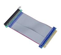 Extensor Elevador PCI-E Cable de extensión Plano Suave PCIe 16X 19cm para Servidor 1U/2U, Plataforma minería GPU Chasis pequeño Diseño de blindaje Alta Velocidad con instalación
