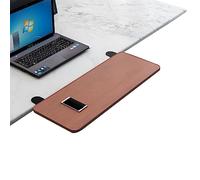 Extensor ergonómico de bandeja para teclado de escritorio, soporte plegable de metal ajustable, 65 x 25 cm, ideal para estudio y oficina, mejora la comodidad y la eficiencia del espacio de trabajo