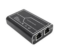 Extensor Gigabit POE 2 Puertos 1000M Repetidor de Conmutador Red 30W IEEE802.3Af/At Plug&Play para CáMara IP NVR con PoE
