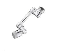 Extensor giratorio universal de 1080°, brazo robótico giratorio con filtro de agua para burbuja de agua (plata 1)