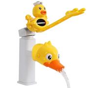 Extensor Grifo Lavabo para Niños 1 pieza Extensor de Grifo para niños Alargador Grifo Diseño en Forma de Pato Ajustable más Conveniente para que los Niños Pequeños se Laven las Manos