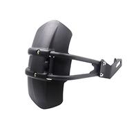 Extensor Guardabarros Guardabarros Trasero Motocicleta para CB400F, Protector contra Salpicaduras(Negro)