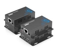 Extensor HDMI 4K@30Hz por CAT6/CAT7, Extensión HDMI Mediante LAN 40m