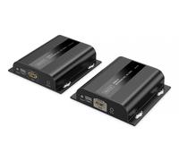 Extensor HDMI Cat.6 sobre IP 1G hasta 120m/200m, máx. 253 receptores, control IR - conjunto